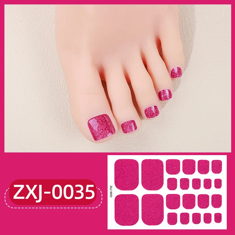 Glitzernde Fußnagel-Wickel 1790954463