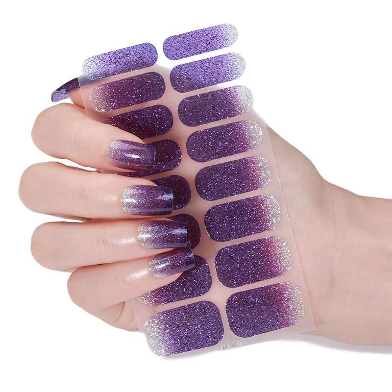 Glitter Ombre Nagelwraps 1790954415