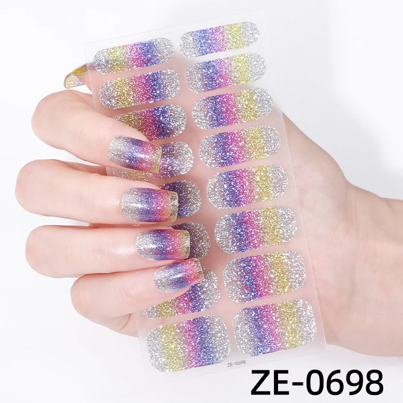 Glitter Ombre Nagelwraps 1790954415