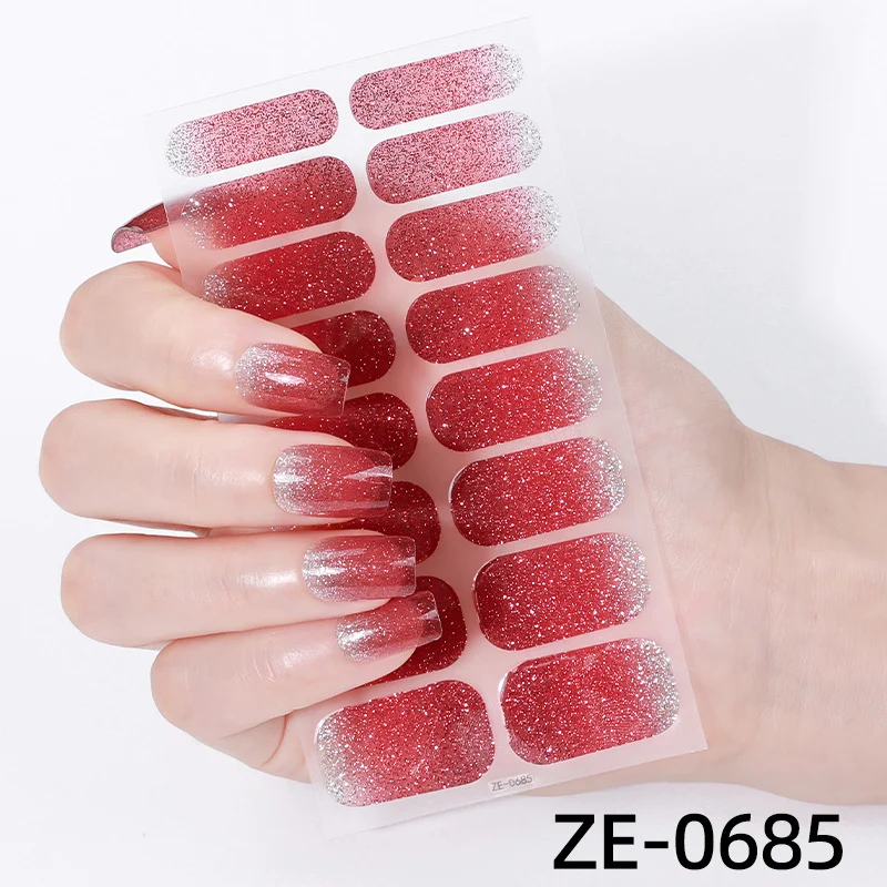 Glitter Ombre Nagelwraps 1790954415