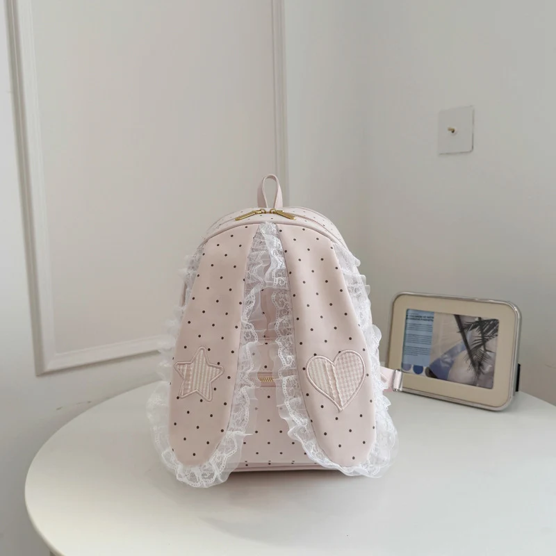 Süßer Plüsch-Rucksack mit Hasenohren Karnz
