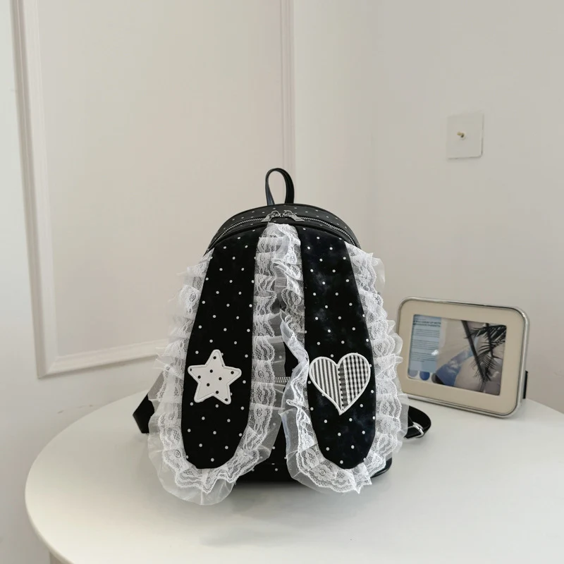 Süßer Plüsch-Rucksack mit Hasenohren Karnz
