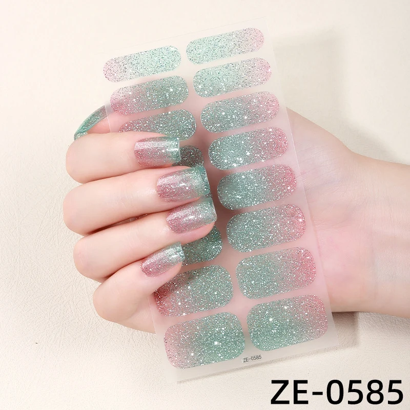Glitzerverlauf Nagelüberzüge