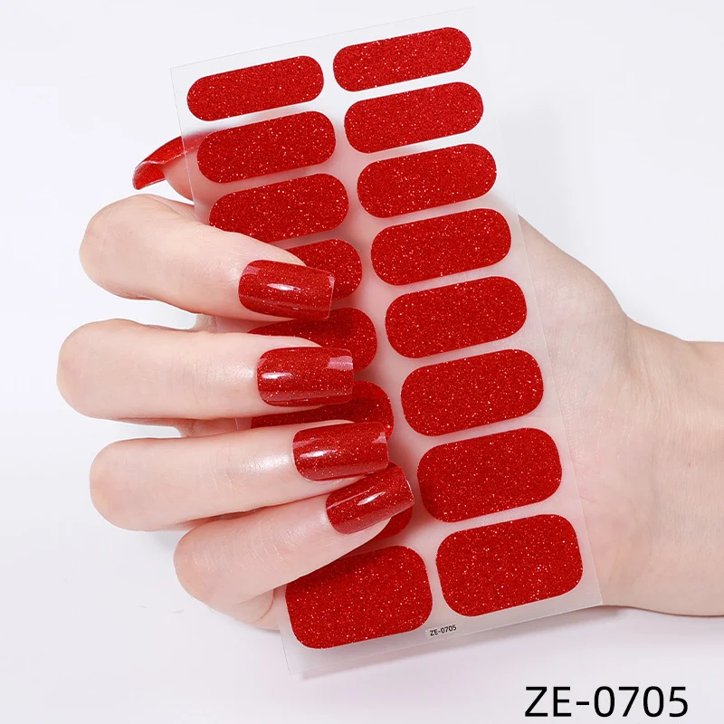 Glitter-Finish-Nagelüberzüge