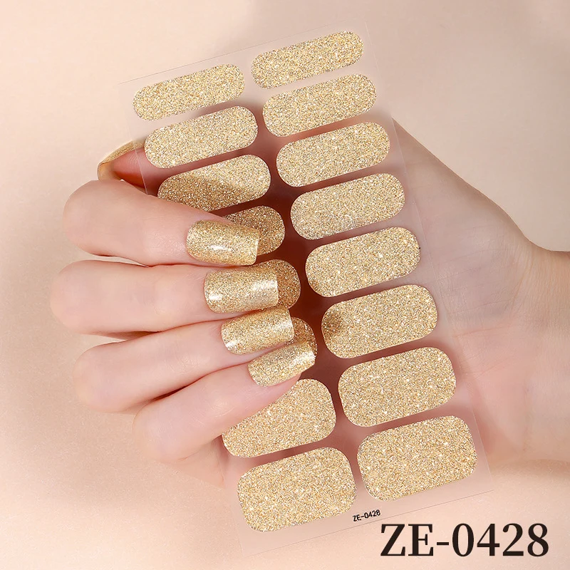 Glitter-Finish-Nagelüberzüge