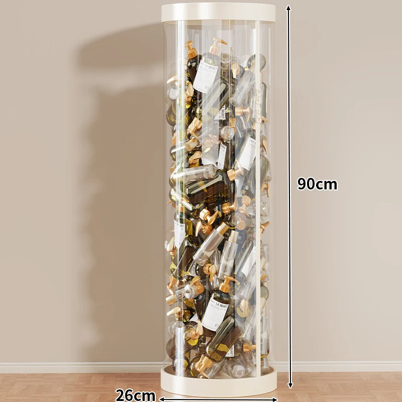 Hohe klare acryl vertikale Display-Zylinder für Mini-Parfüm- & Probeflaschen-Sammlung