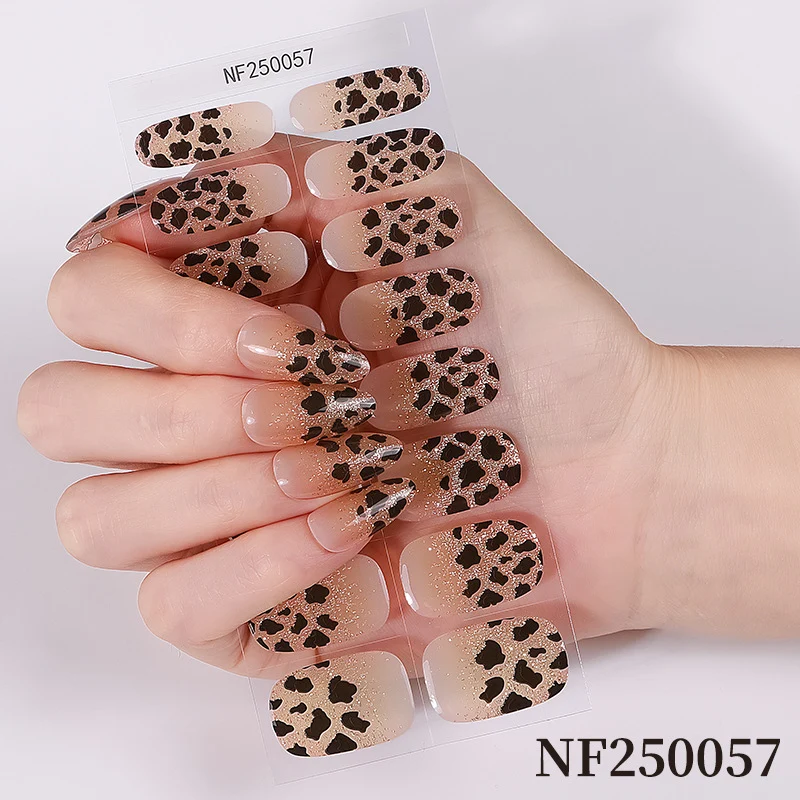Blumenmuster Nagel Wraps