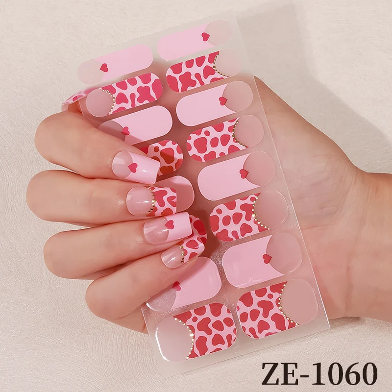 Blumen Design Nagelkunst Wraps