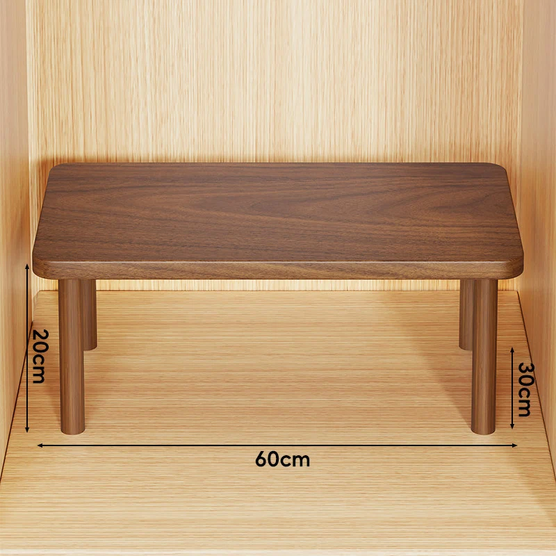 Verstellbarer Mehrhöhe Holz Monitorständer und Desktop Regal