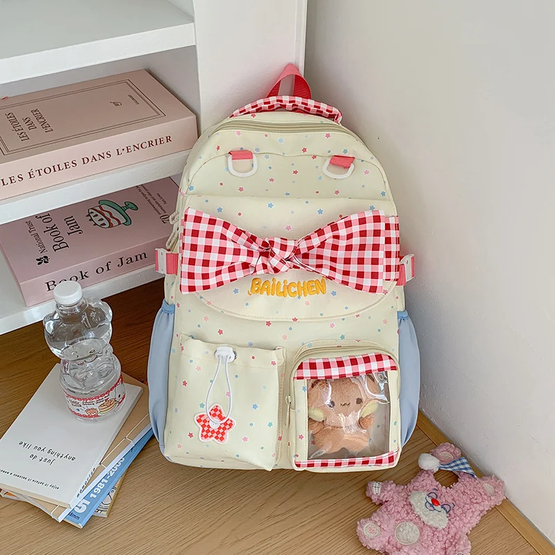 Niedlicher mit Schleife verzierten Schulrucksack Karnz