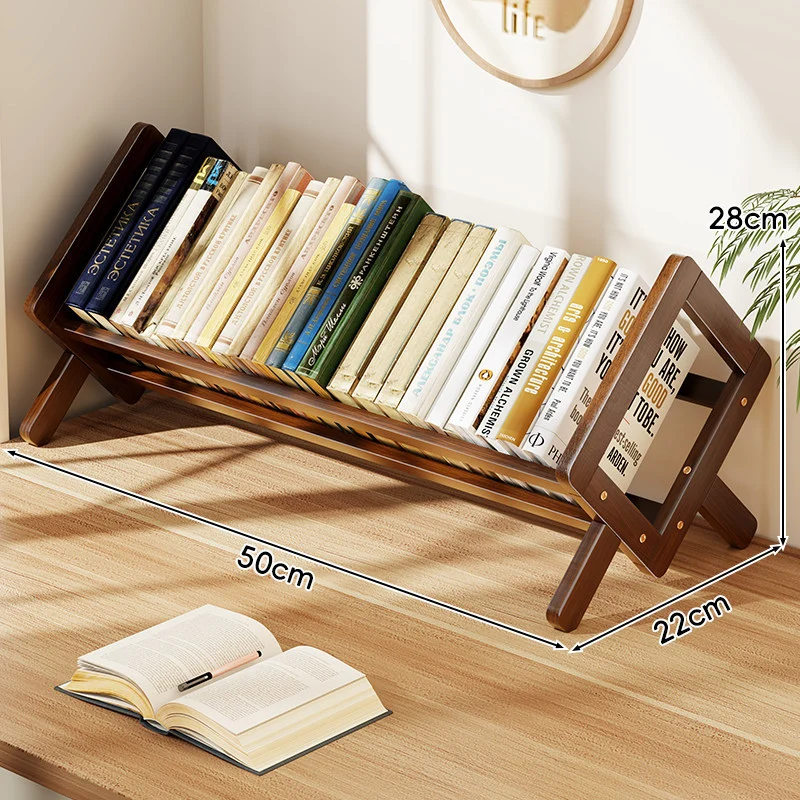 Schräger Holz-Schreibtisch-Bücherständer mit klappbaren A-Rahmenbeinen
