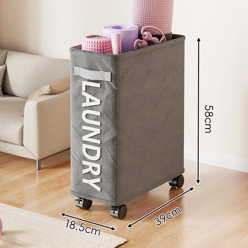 Rollender doppelt compartment Sportgeräte Aufbewahrung Wäschekorb Organizer