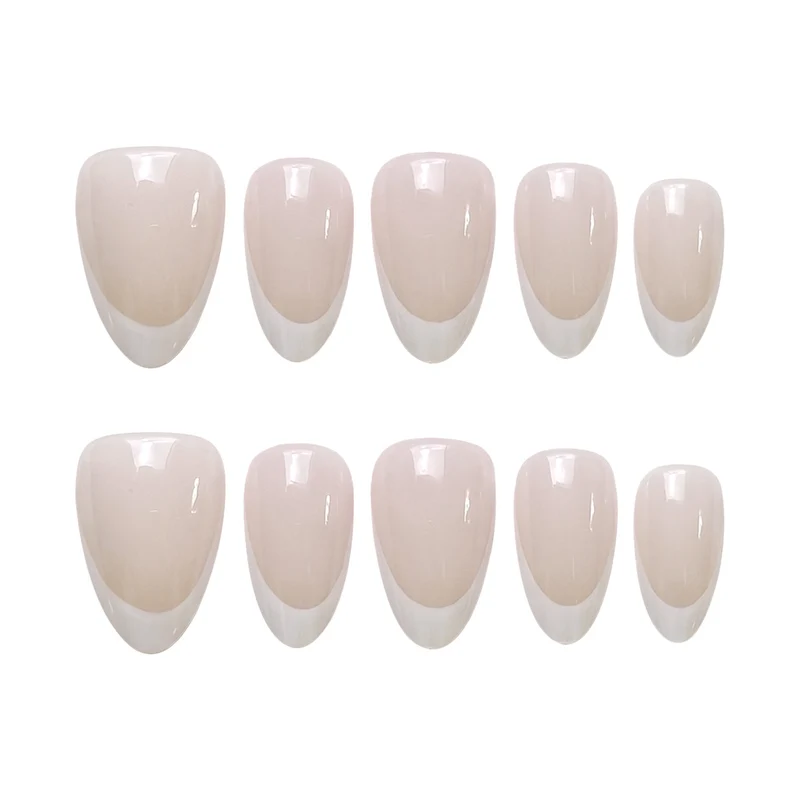 Französische Tip Aufkleber Nagelset