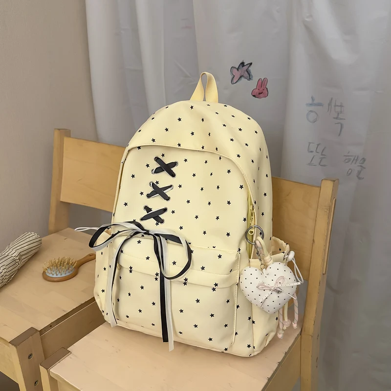 Charmante Stern-Beschmückte Rucksack Karnz