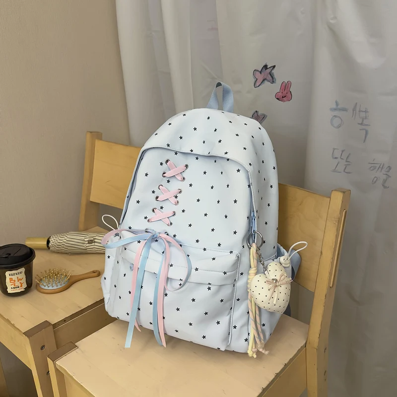 Charmante Stern-Beschmückte Rucksack Karnz