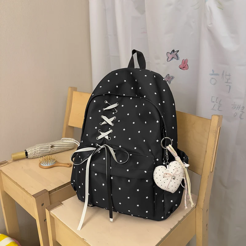 Charmante Stern-Beschmückte Rucksack Karnz
