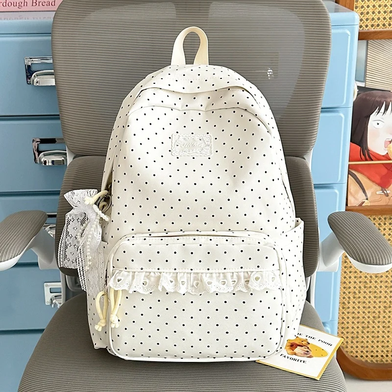 Charmanter Punkten Schul Rucksack Karnz