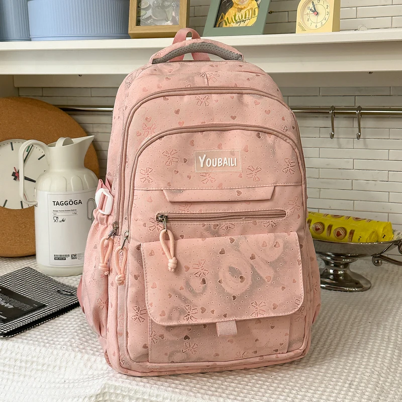 Charmanter Blumendruck Rucksack Karnz