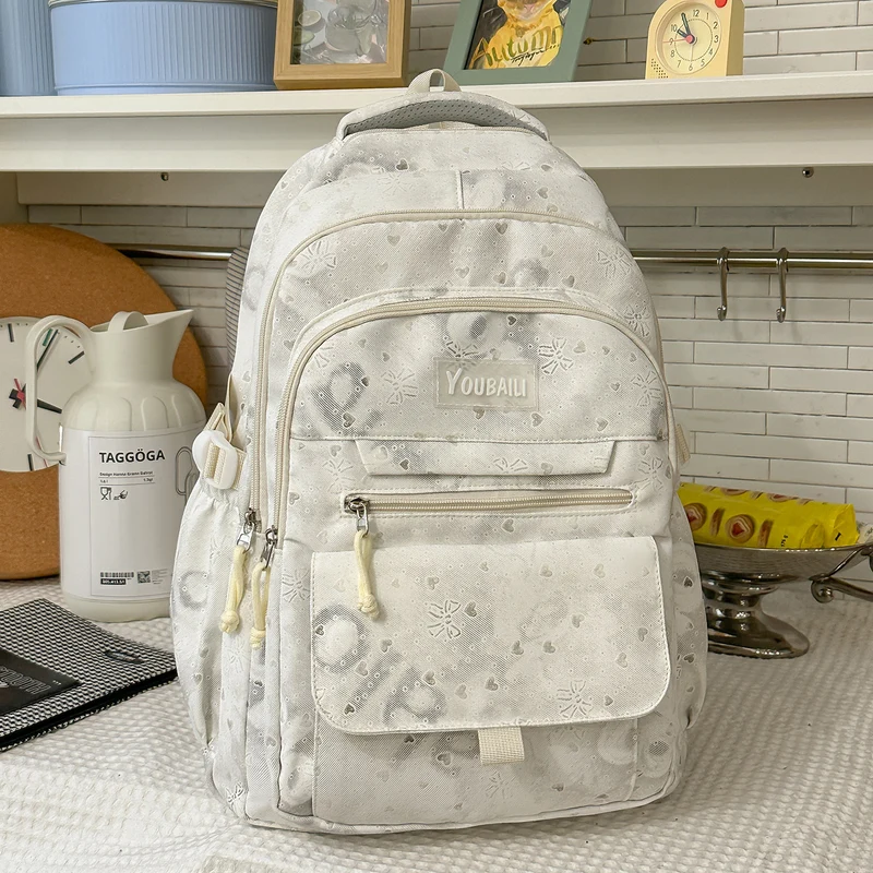 Charmanter Blumendruck Rucksack Karnz