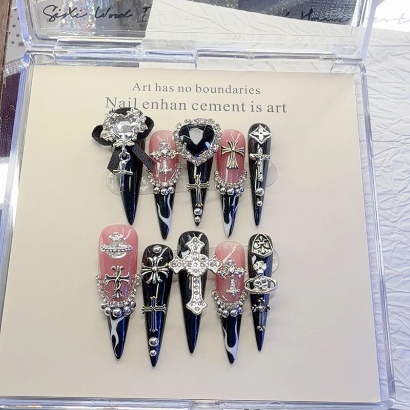 Gothic Inspirierte Dekorative Nagelkunst Set