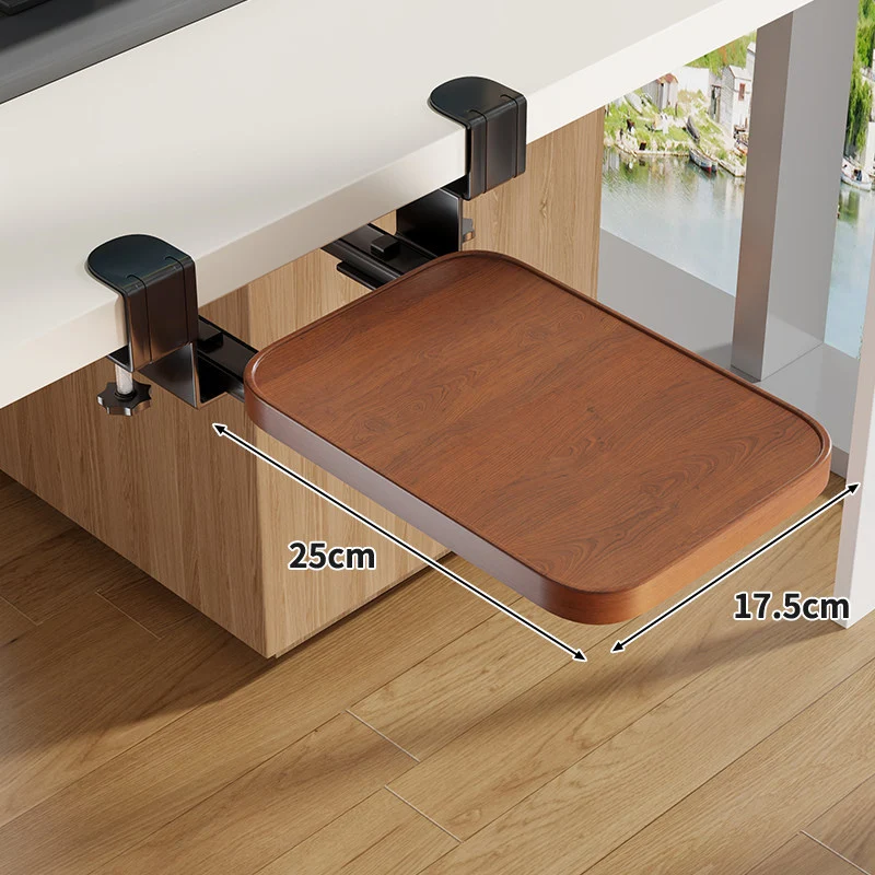 Untertisch-Rollende ergonomische Tastatur- und Mausablage mit Klemmbefestigung