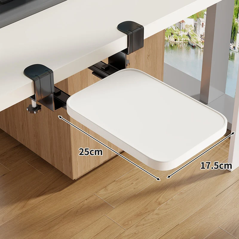 Untertisch-Rollende ergonomische Tastatur- und Mausablage mit Klemmbefestigung