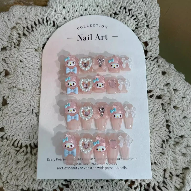 Launisch Süß Charakter Nagelkunst Set