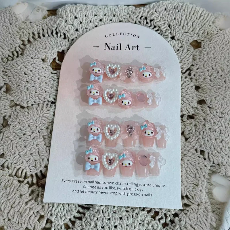 Launisch Süß Charakter Nagelkunst Set
