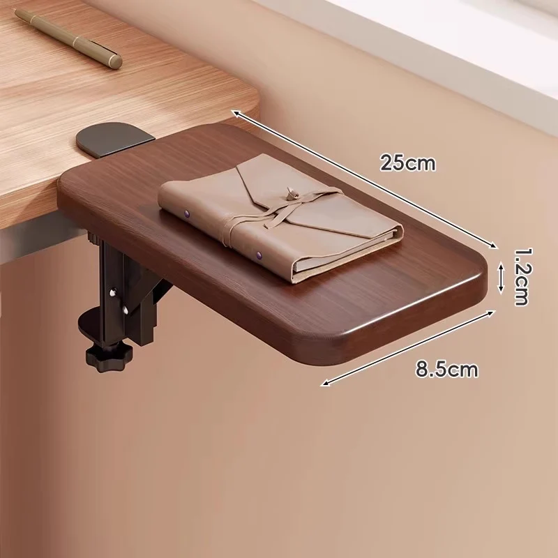 Schraubmontierte Gleitschiene Ergonomische Holzmaserung Tastatur- & Mausplattform