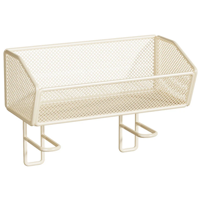 Badezimmer Über-Toilette Mesh Organizer Regal mit erhöhtem Stand und rostbeständigem Metall