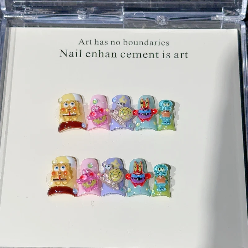 Launische Cartoon-Nagelkunst-Zubehör