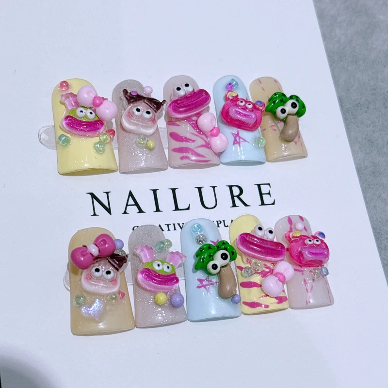 Künstlerisches 3D-Nagelkunstset
