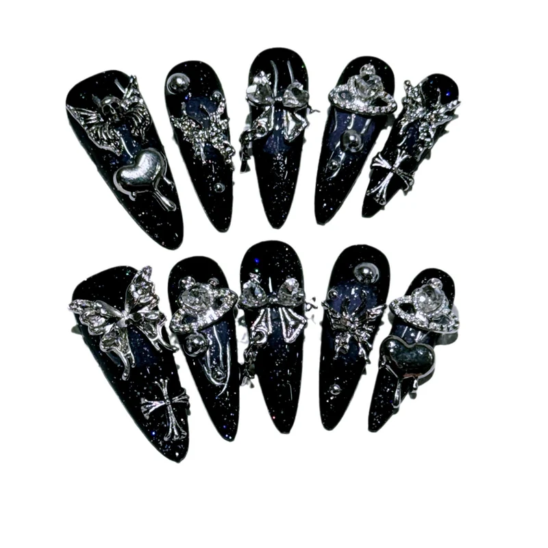 Premium Gothic Dekorative Nagelkunst Set