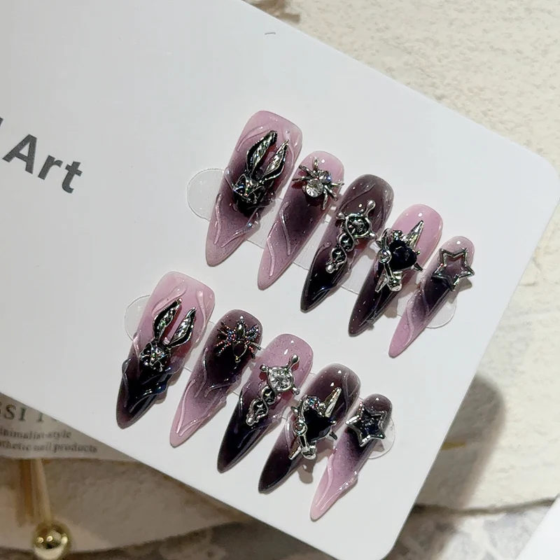 Künstlerisches 3D Dekoratives Nagelkunst Set