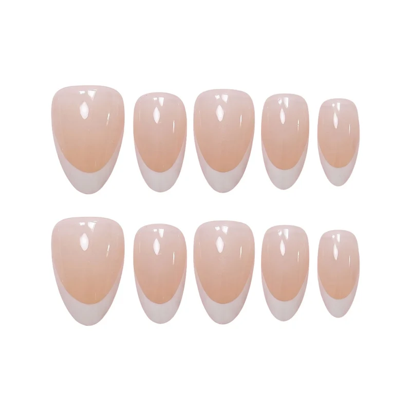 Premium French Tip Press-On Nägel