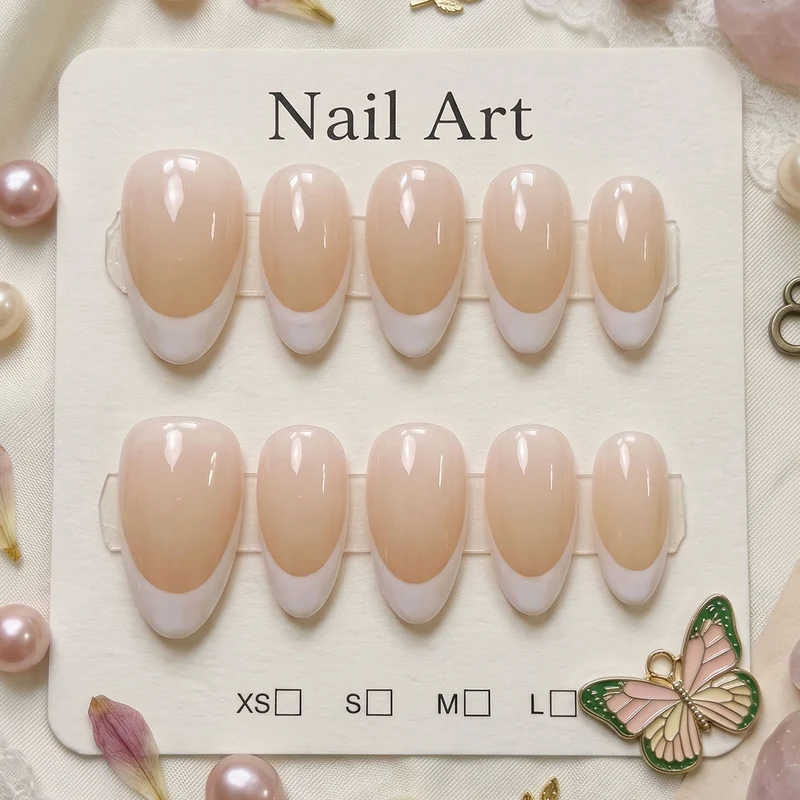 Premium Elegante Press-On Nagelkunst