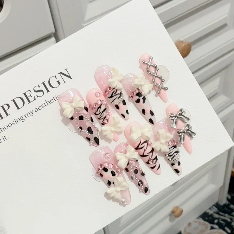 Dekorative 3D Nagelkunst Tipps Set