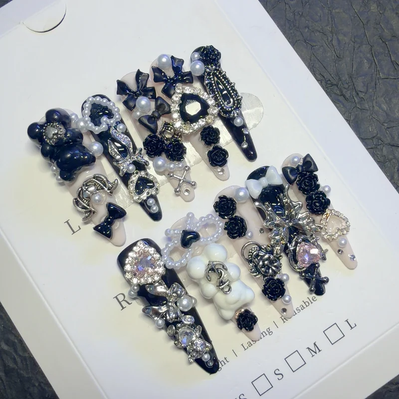 Dekoratives Strass-Haaraccessoire-Set
