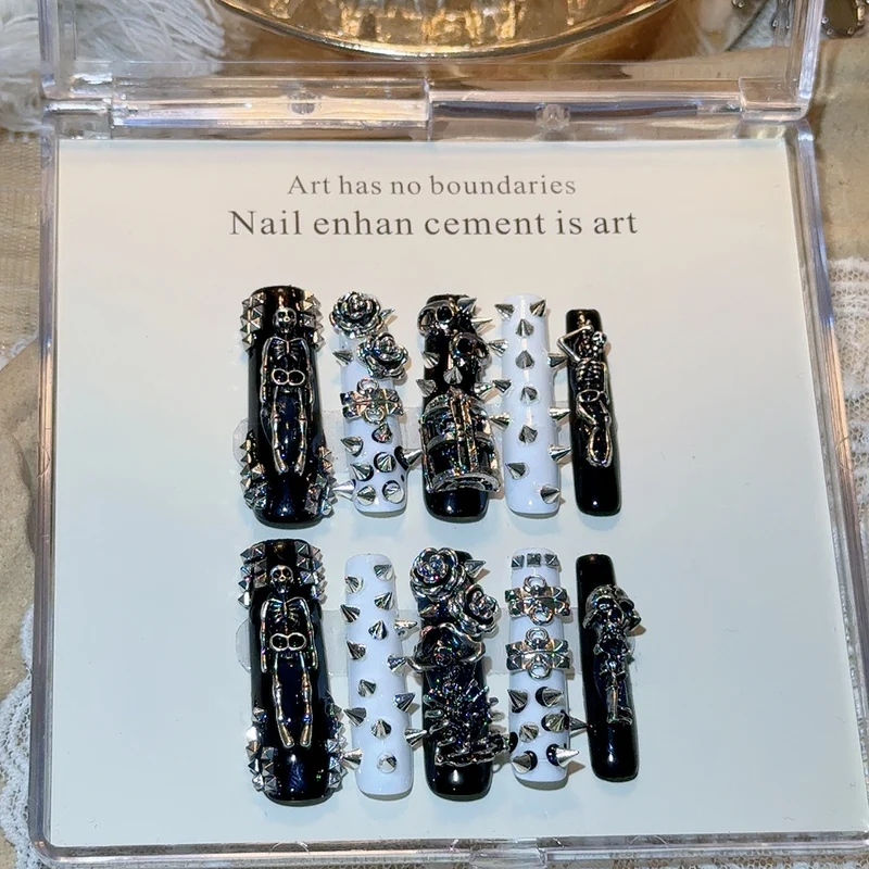 Gothic-Themen Nagelkunst Set