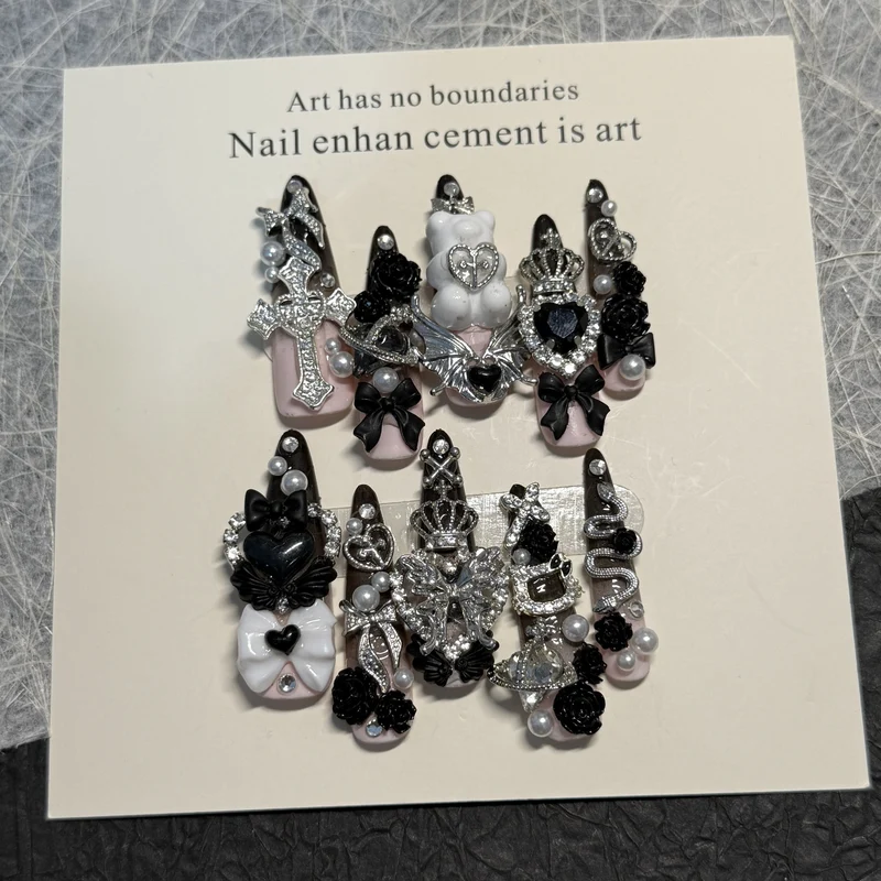 Gothic Themen Nagelkunst Set