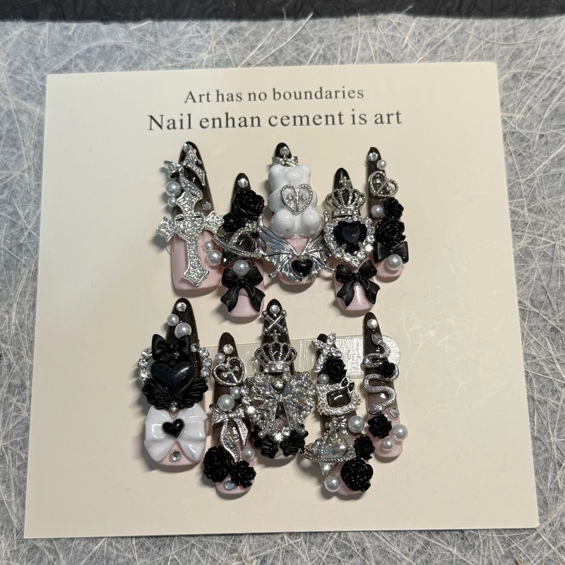 Gothic Themen Nagelkunst Set