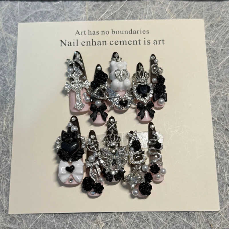 Gothic Themen Nagelkunst Set