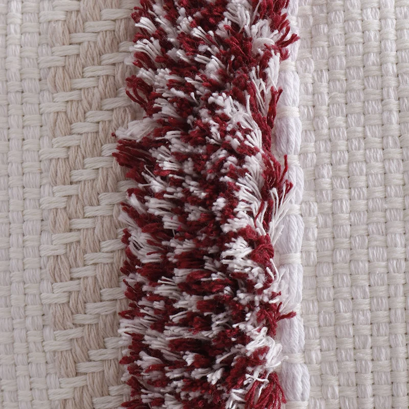 Strukturierter Wohnteppich mit 3D‑Tufting und geometrischem Diamantrelief