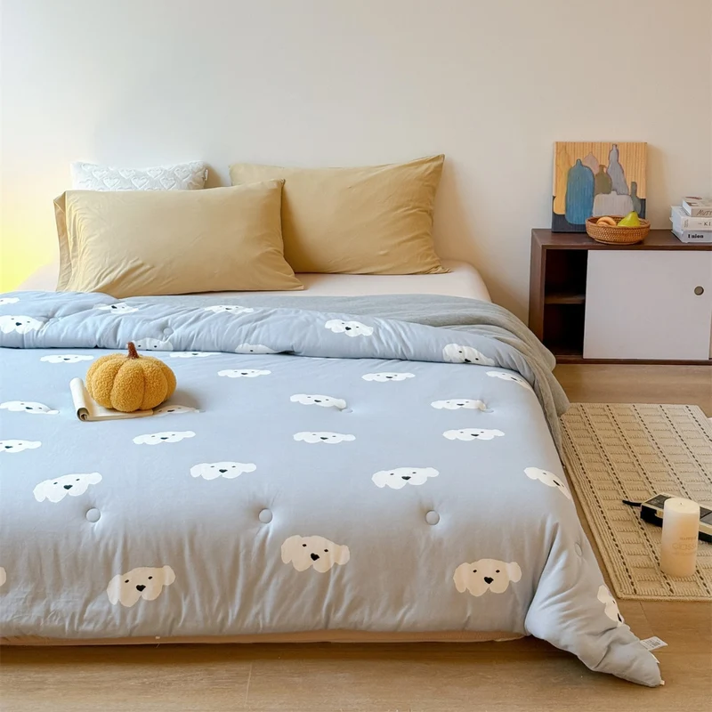 Gepolsterte Futon‑Matratzenauflage mit niedlichem Katzenmuster