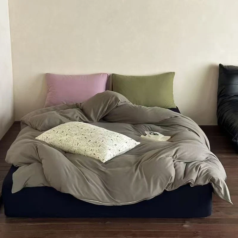 Satin-Bettwäsche-Set in luxuriöser Seidenoptik