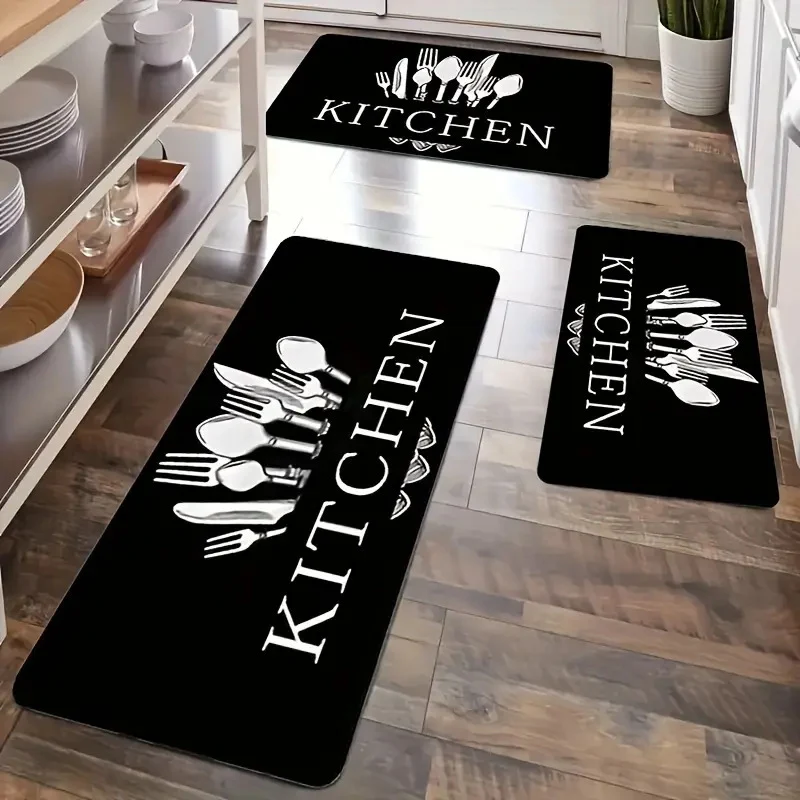 Stylische Küchenkomfortmatten-Set