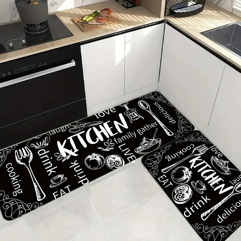 Stylische Küchenkomfortmatten-Set