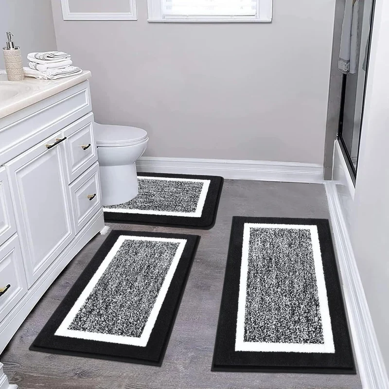 Luxuriöses Weiches Badezimmermatten-Set