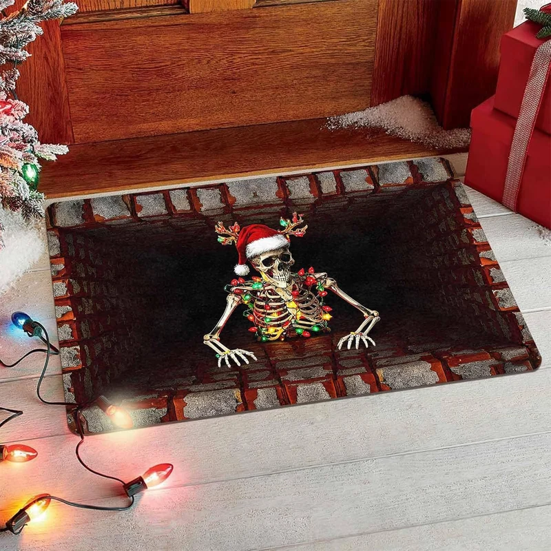 Dekorativer Weihnachtsfußmatte
