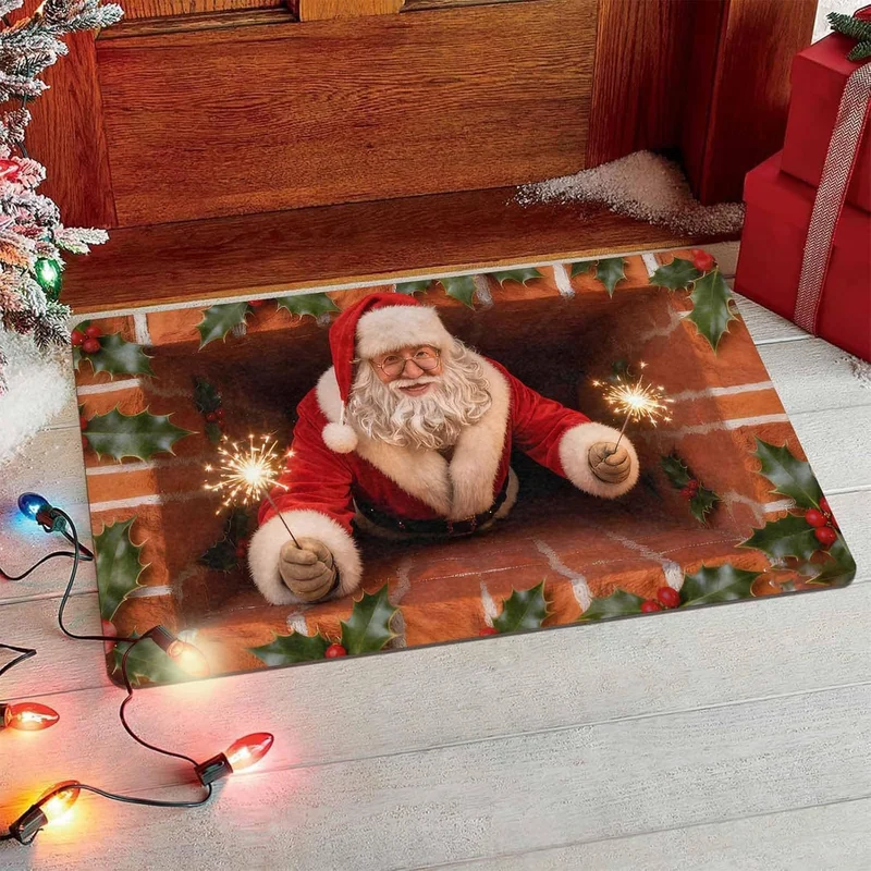 Dekorativer Weihnachtsfußmatte